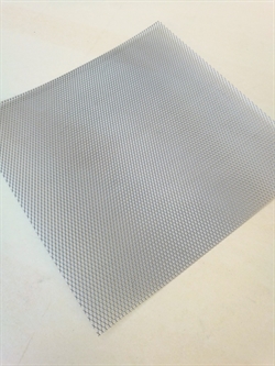 Strækmetal, Aluminium grov,  - 25x25 cm